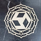 Wooden Flower Of Life Natural Symbol Sacred Geometry Ornaments Home Decoration Chakra Carved Coaster Wood Sign Wall Kitchen DIY