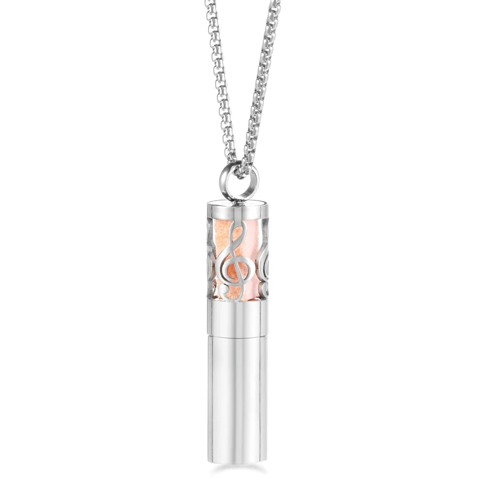 Twelve Constellations Aromatherapy Essential Oil Pendant Lockets Perfume Storage Diffuser Necklace 316L Stainless Steel Jewelry