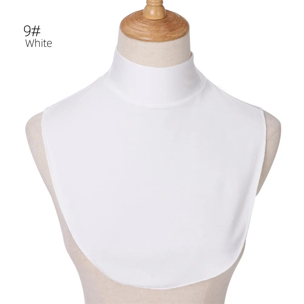 New Soft muslim women's neck cover modal jersey Full cover high neck turtle neck cover islamic clothing ladies clothes accessory