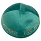 Jewish Velvet Kippah with Embroidery Hebrew Letters for Men Yamaka Hat Kippot kipa Judaica Gift