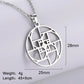 Dawapara Fibonacci Spiral Necklace Sacred Geometry The Golden Ratio Pendant Stainless Steel Jewelry Valentine's Day Gift
