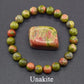 6/8mm Reiki Blue Apatite Bead Bracelet Men Women Natural Stone Blood Circulation Stimulate Enthusiasm Health Care Couple Jewelry