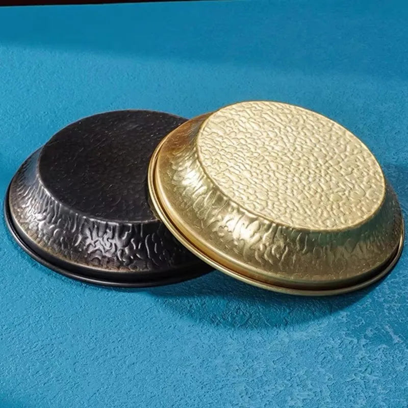 Buddhism Copper Manza Plate，Auspicious Tibetan Brass Tantra Dish Worship For Buddha Tray Desktop Home Gift Decorative，1Pcs，15 cm