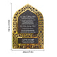 1pcs Arabic Key Holder for Islamic Wall Art,Islamic Home Decor Muslim Gift for Men and Women Ramadan Decorations for Home