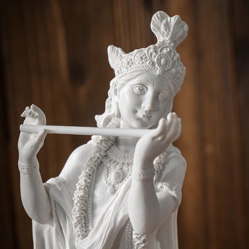 Indian God Krishna Buddha statue Sculptures and figurines  Southeast Asian Home Room Office Wealth Luck Feng Shui Decor statue