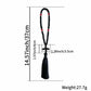 Handmade 50 knot Black Chotki Christian Orthodox Prayer Rope, Blue Greek Omboskoini Protection Blessing Cross Greek Car Hanging