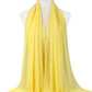 New Fashion Women Solid Chiffon Headscarf Ready To Wear Instant Hijab Scarf Muslim Shawl Islamic Hijabs Arab Wrap Head Scarves