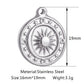 3pcs/Lot Stainless Steel Casting Sunburst Sun Moon Star Charms Pendant For DIY Necklace Bracelet Earrings Jewelry Accessories