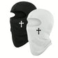 Breathable Black Cross Balaclava Caps for Men Face Ski Mask Beanie Four Seasons Bicycle Hiking Outdoor Sports Tool Bonnet