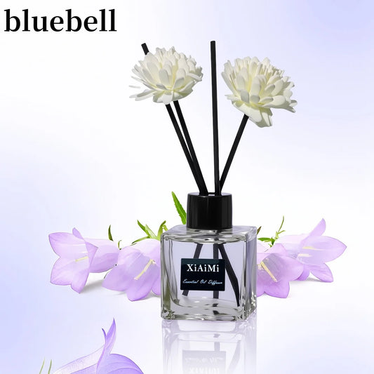Flameless Home Fragrance Freesia Lavender Aromatherapy Oil with Reed Diffuser Stick Liquid Air Freshener Room Decor Ornaments