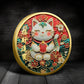 Cat Lucky Souvenir Coin Medal Lucky Money Treasure Metal Colored Commemorative Lucky Collection Coin