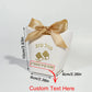Customizable Hebrew Tefillin Favor Box with Blue Bow, Mazel Tov Gift Box for Jewish Boy Bar Mitzvah Shabbat Celebration