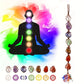 Handmade Healing Crystal Window Car Charm 7 Chakras Home Decoration Accessories Chakra Balancing Reiki Yoga Meditation Car Decor