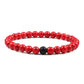 6/8/10MM Natural Stone Bracelet Red Pine Stone Prayer Beaded Bracelet Rosary Meditation Bracelets Men Women Yoga Jewelry Pulsera