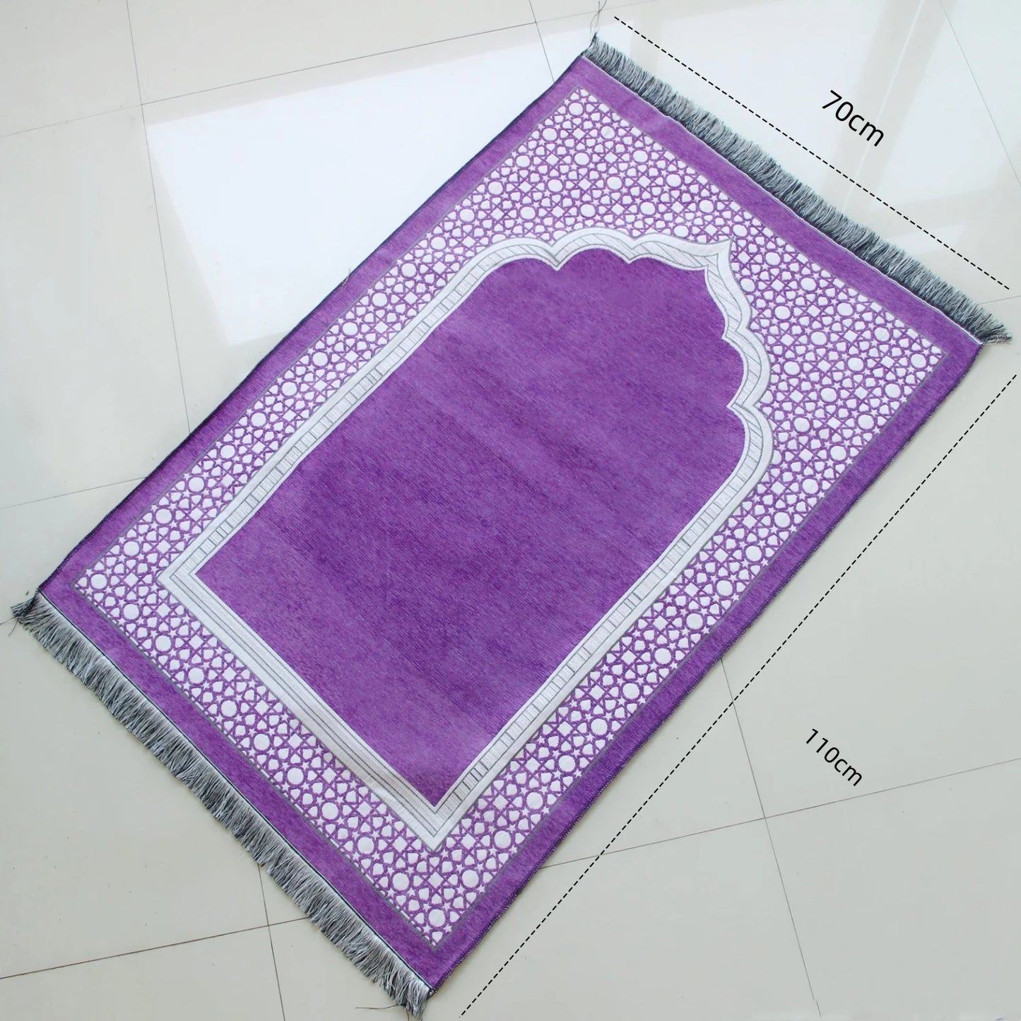 Muslim Prayer Rug with Tasbih and Portable Bag Muslim Gift for Women Men Mat Islam Gifts Set Turkish for Ramadan Eid Hajj Travel