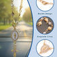 1PC Religious Rosary Car Hanging Ornament – Can Be Used as Decoration for Rearview Mirror or Steering Wheel
