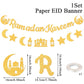 Umrah Mubarak Banners EID Mubarak Decoration 2025 for Home Bunting Banner Ramadan Kareem Islamic Muslim Party Eid Al Adha Gifts