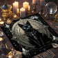 Divination Altar Cloth Civet Cat Tarot Tablecloth For Tarot Card Reading Decorative Voo-Polyester Oracle Card Mat