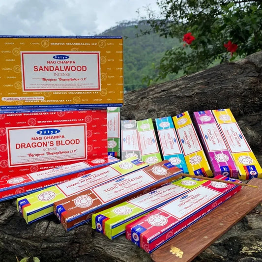 India Stick Incenses White Sage Sandalwood Natural Household Indoor Clean Air Indian Handmade Incense Sticks NAG Champa Satya