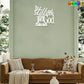 "Be Still and Know I Am God" Metal Wall Art, Psalm 46:10 Bible Verse, Religious Decor for Church Office, Gold White Black, Chris