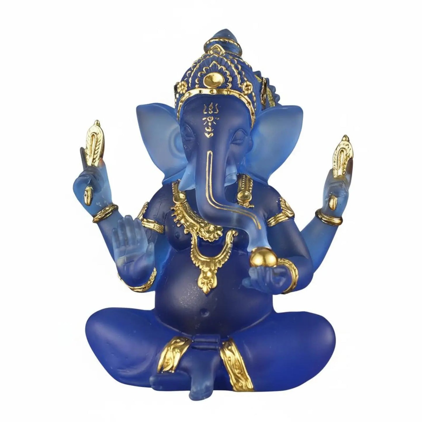 Elephant Deity Statue Statue Gift Boxed Indian Elephant God Idol Resin Elephant Deity Statue Statue Hand-Painted Elephant God