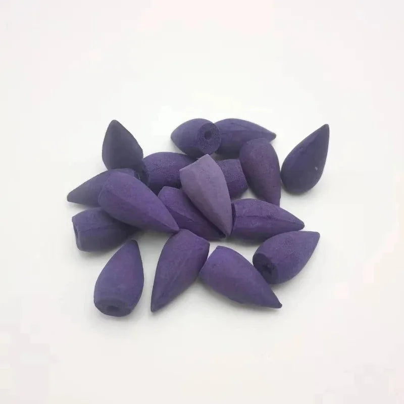 Incense Burner Sandalwood Burner Antique Decoration Mixed Natural Incense Rose Jasmine Lavender Osmanthus Sakura Smoke Cone