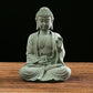 Office Table 9.84inch Buddha Statue Resin Large Meditation Buddha Buddha Figurine for Living Room