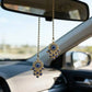 Evil Eye Hamsa Hand Car Hanging Key Chain Amulet  Good Luck Decor Gifts for Auto Rearview Mirror Pendant Decoraction