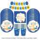 Jewish Hanukkah Birthday Party Decoration Cake Topper Balloon Candle Chanukah Party Supplies Tableware Banner Backdrop