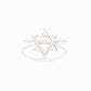Jewish Star of David Ring for Women 925 Sterling Silver Cubic Zirconia Finger Ring Protection Amulet Jewelry Christmas Gifts