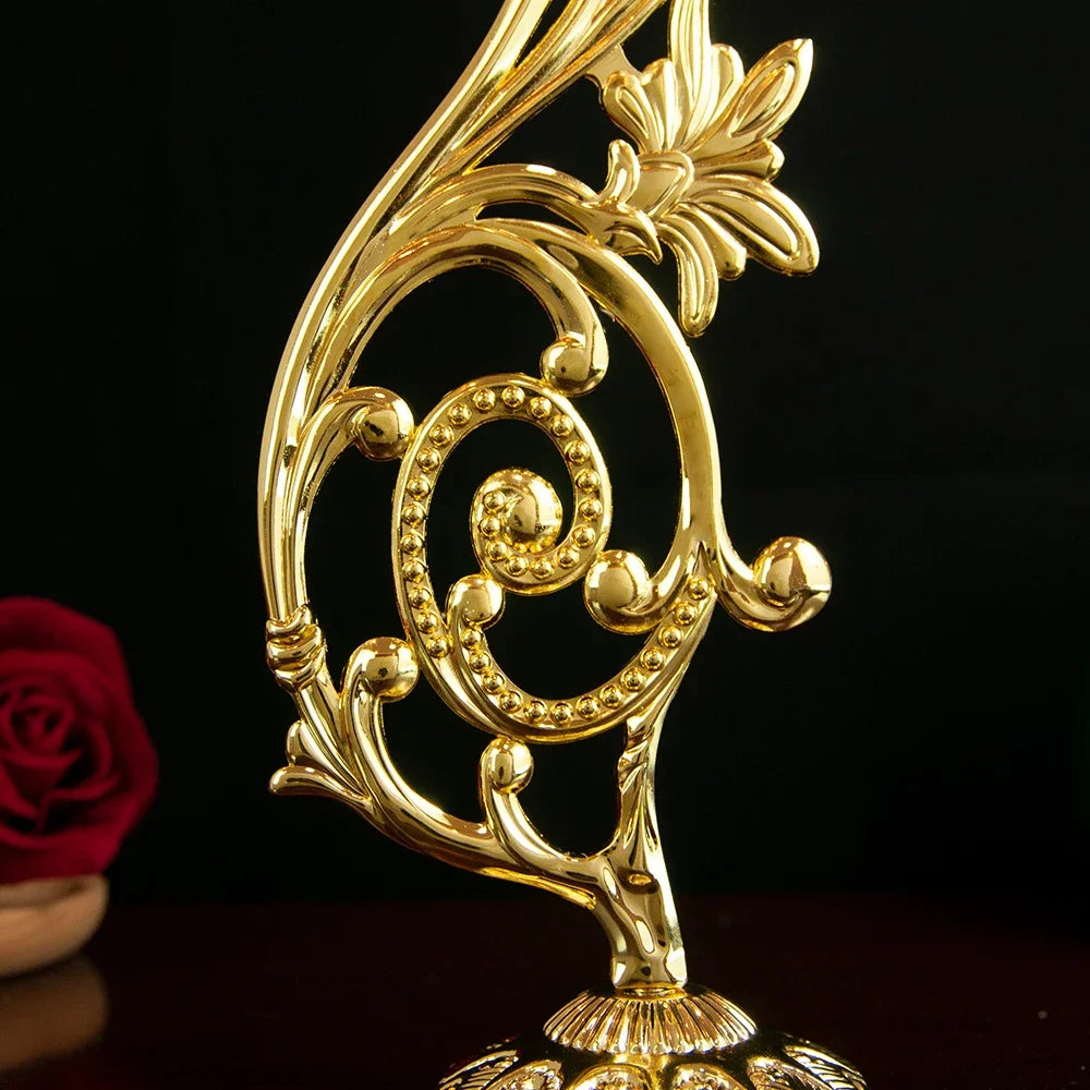 HTISOK Orthodox Church Home Wall Hanger Decoration in Classical Style with Gold Plating Finish Religious Gift Home Church Decor