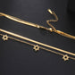 Lucktune Magen David Star Snake Chain Necklace for Women Stainless Steel Hexagram Pendant Necklace Choker Jewish Vintage Jewelry