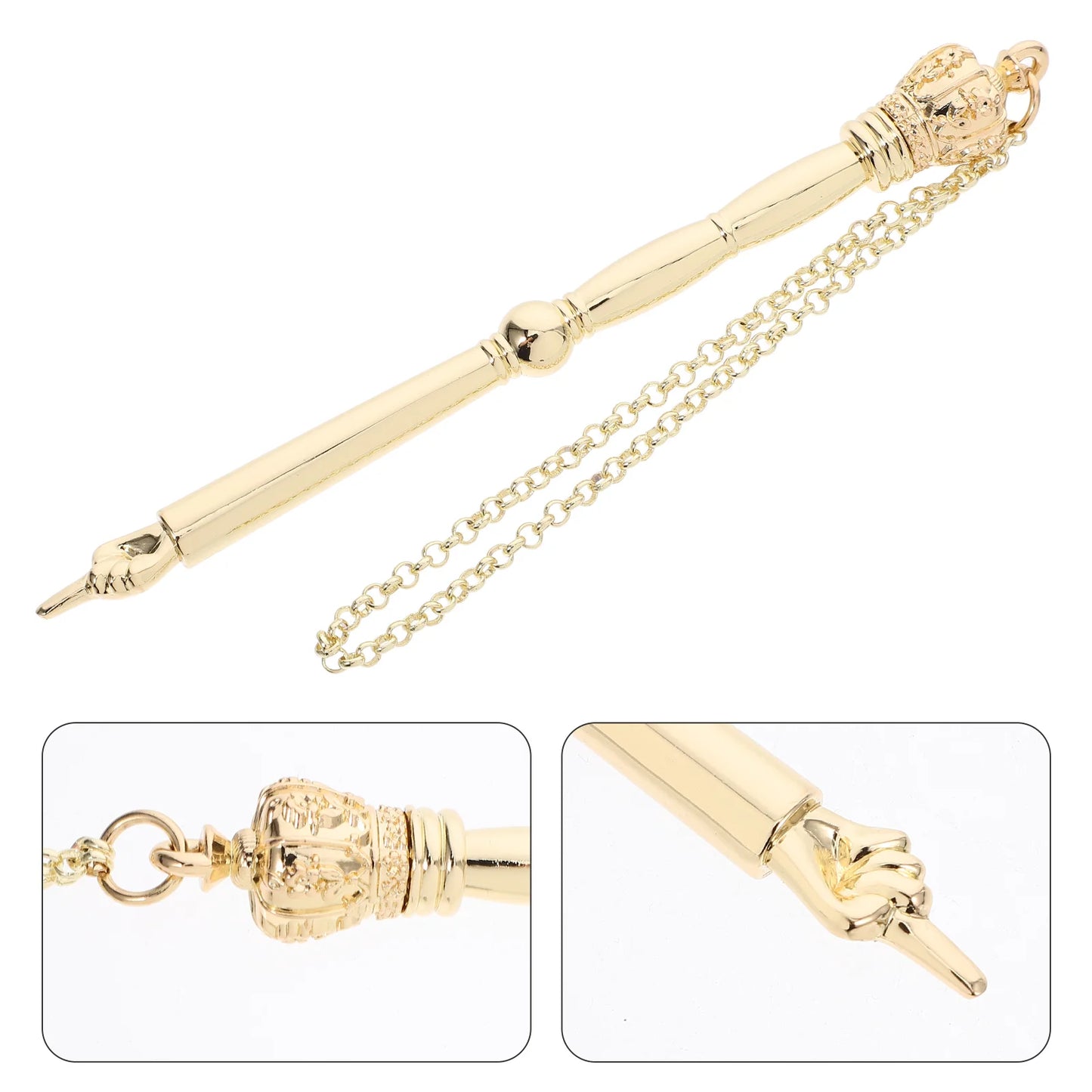 Bible Reading Pointer Jewish Synagogue Gift Bible Reading Tool Pointer with Chain Book Page Marker Scripture read Finger Pointer