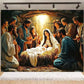 Birth of Jesus Background Party Decoration Supplies Merry Christmas Baby Shower Supplies Banner Backdrop Decor Photo Shoot Props