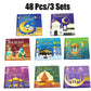 16PCS/1Pack Ramadan Mubarak Coloring Book Islamic Doodle Activity For Kids DIY Educational Gift Eid Sketchbook Coloring Book