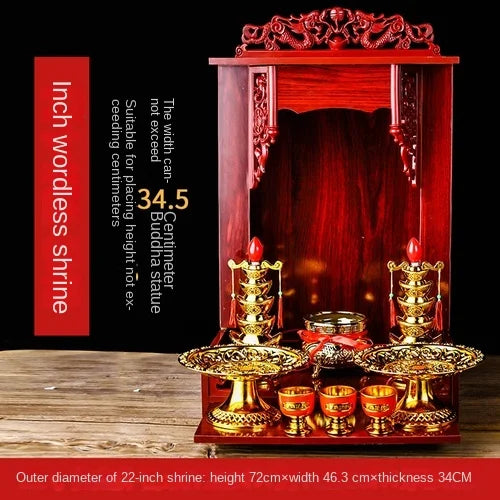 Buddhism Shrine Table, Household Statue Cabinet