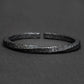 YIZIZAI Retro Mobius Bangle Bracelet Unisex Luxury Black Romantic Couple Jewelry Unique Personality Gift for Men & Women