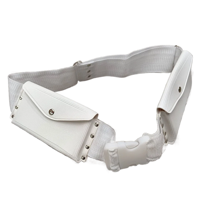 Unisex Stretchy Hajj Belt Wide Oxford Cloth Studded Waist Belt Waist Bag Waist Strap Umrah Girdle