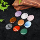 JH18-1 5/10Pcs Natural Crystal Palm Stone, 2cm Oval Shaped Raw Gemstone for Handheld Worry Stone Reiki Healing Massage Decor