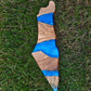 Handmade Mezuzah Case of Olive Wood and Epoxy Resin Jewish Home door Decor judaica Religious Gift for Jewish Home bless mezuzah