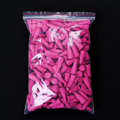 60PCS Bulk Incenses Aromatherapy Natural Small Incense Cones Fragrant Sandalwood Jasmine Lavender Tower Spices Cones