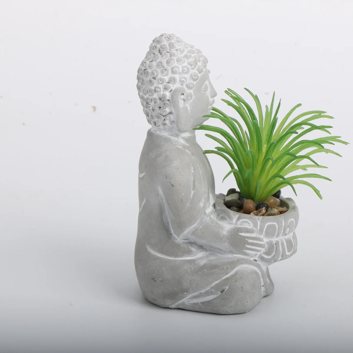 Cement Buddha Decoration, Zen Arts And Crafts Home Decoration, Fish Tank Aquarium Scenery Chinese Tea Pet Decoration, room Decor