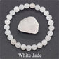 JD Amethyst Bracelet Made of Real Natural Stone Beads Body-Purifying Geniune Amethyst Natural Crystal Bracelet for Women Pulsera