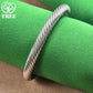ALITREE 925 Sterling Silver Fashion Bangles Twists Bangle For Women Mens Fashion Birthday Wedding Party High Quality Jewelry