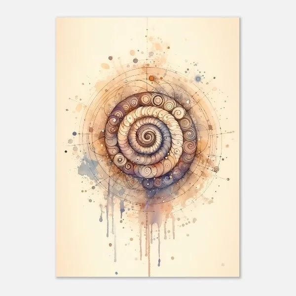 Boho Flower of Life Meditation Poster Positive Energy Sacred Geometry Canvas Painting Spiritual Wall Art Living Room Home Decor