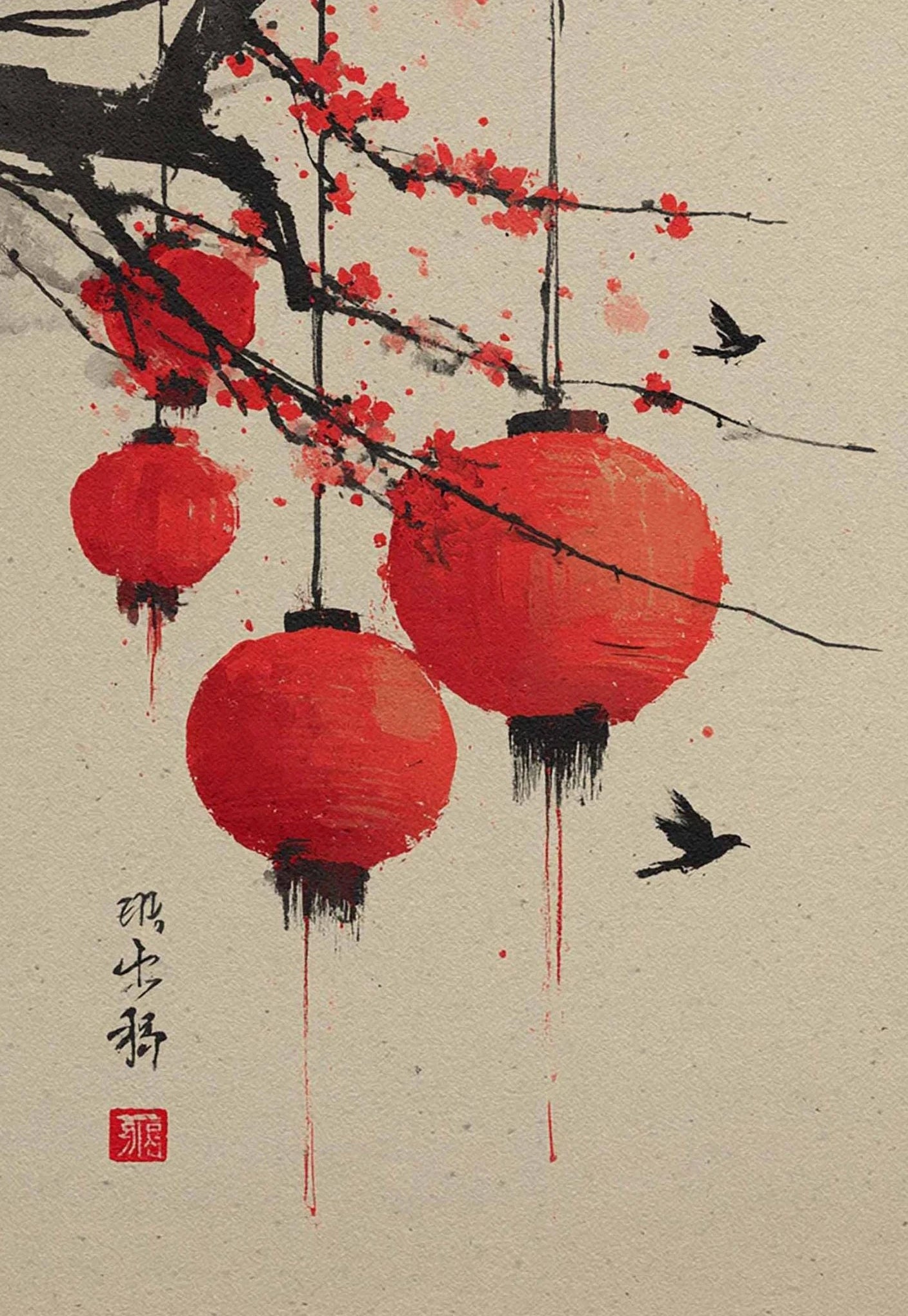 Modern Minimalist Chinese Style Zen Fishing Natural Scenery Poster Canvas Paintings Wall Art Pictures Office Home Decor