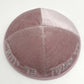 Judaical Velvet Kippah 18cm Embroidered Hebrew Letter for Men Jewish Kippot Skullcaps Bulk Bar/Bat Mitzvah Kippahs