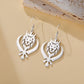 LIKGREAT Lion King Crown Dangle Earrings Sikh Khanda Punjabi Symbol Stainless Steel Jewelry Vintage Gift For Women