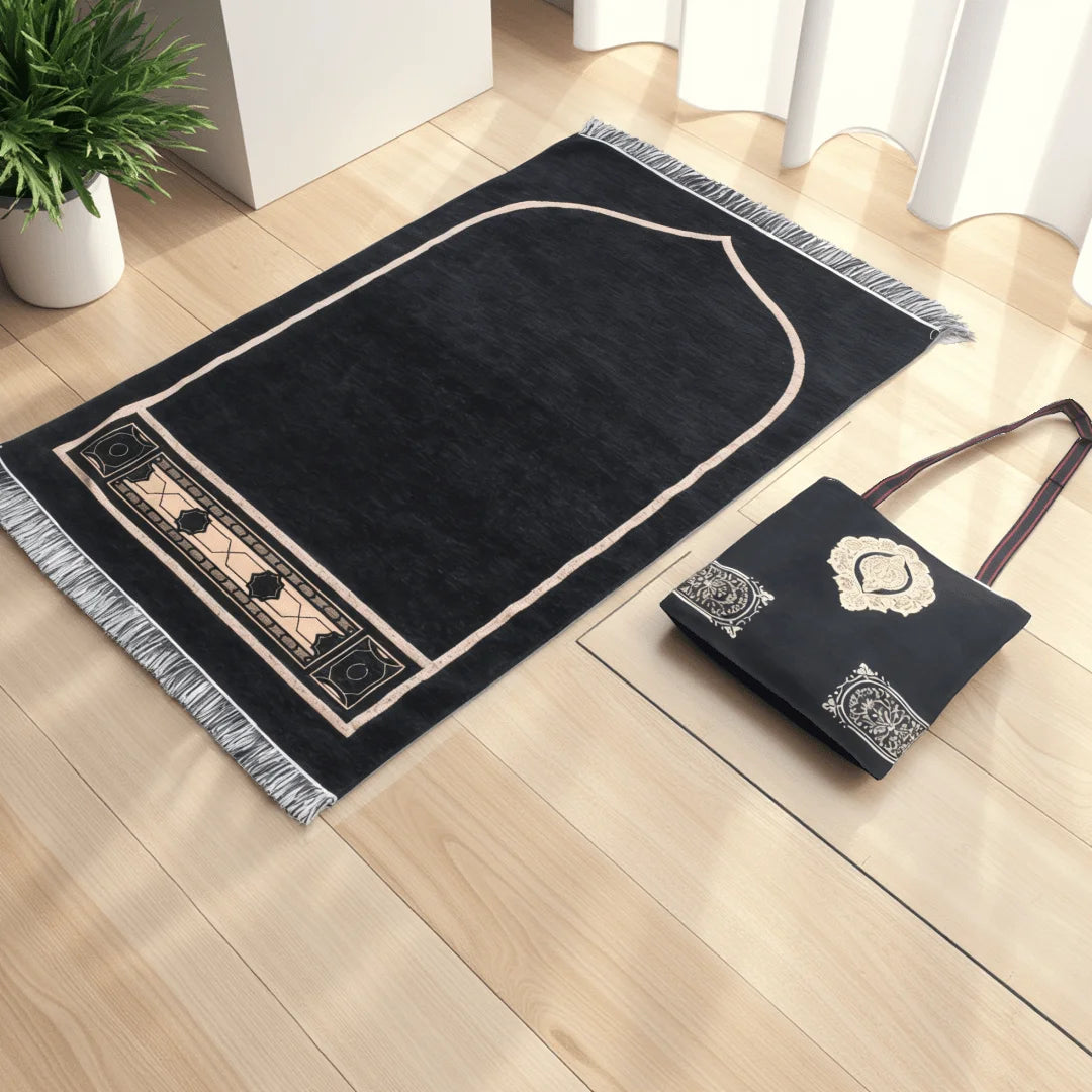 Muslim Prayer Rug Islamic Prayer Mat With Elegant Bag Prayer Mat Islamic Gifts Praying Rug Muslim Praying Mat Muslim Gifts