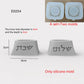 Silicone Mold For Shabbat Candle Holders Set,Handmade Concrete Jewish Tealight Holders | Shabbat Candlesticks Gift Molds